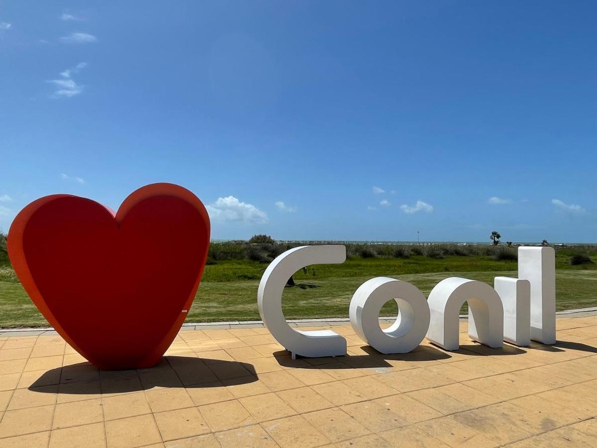 شقة Atico Premium Conil Con 2 Terrazas, Parking, Piscina, Aire Ac Y Wifi -Solo Familias Y Parejas- كونيل ذي لا فرونتيرا المظهر الخارجي الصورة