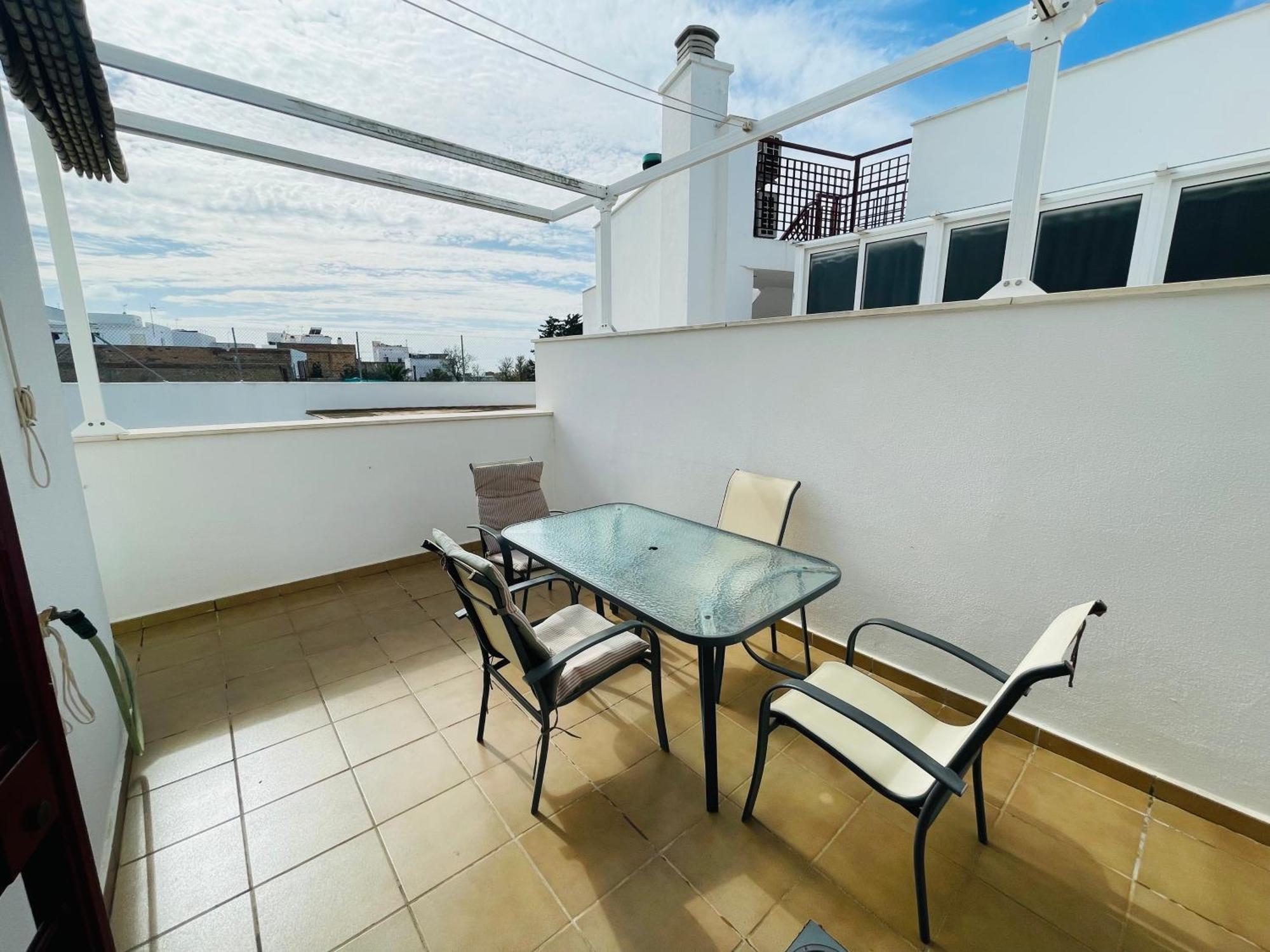 شقة Atico Premium Conil Con 2 Terrazas, Parking, Piscina, Aire Ac Y Wifi -Solo Familias Y Parejas- كونيل ذي لا فرونتيرا المظهر الخارجي الصورة